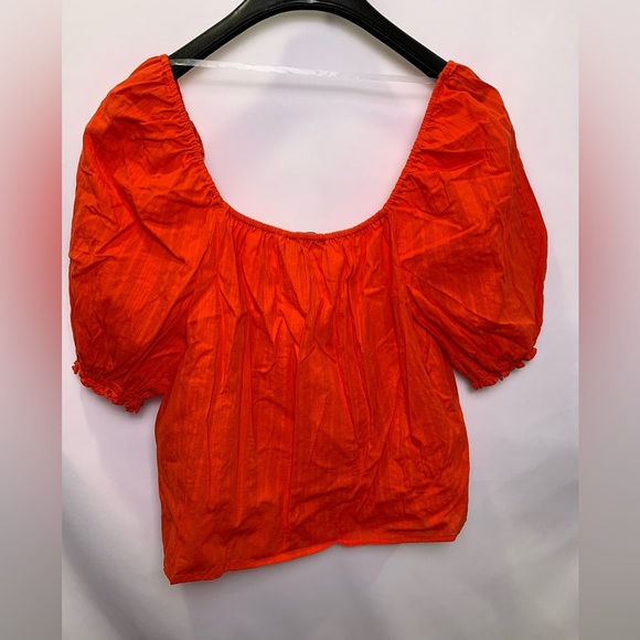 Sanctuary Women's Remember Me Gingham Puff Sleeve Top Red XXS - Picture 9 of 9